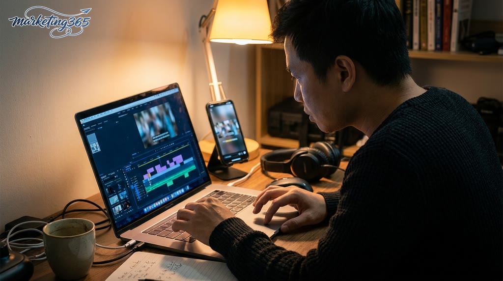 Quy trình dựng một video ngắn bằng AI từ đầu đến cuối