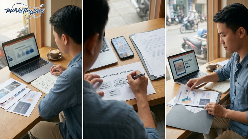 Lộ trình học marketing cho người trái ngành theo 3 giai đoạn