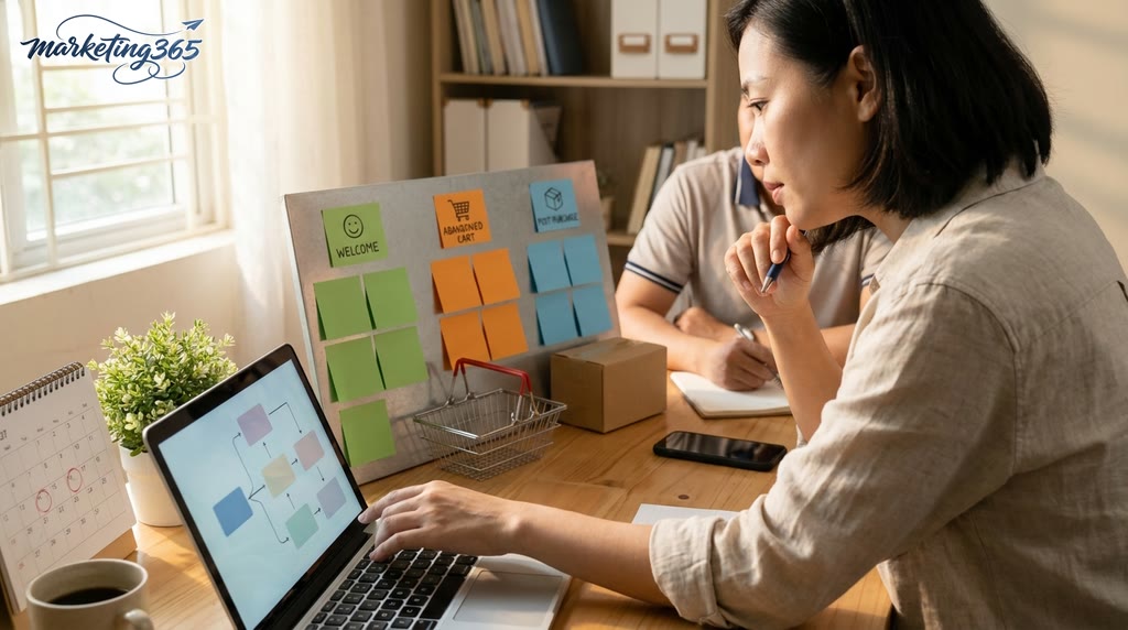 Nên bắt đầu từ mục tiêu nào khi triển khai email tự động?